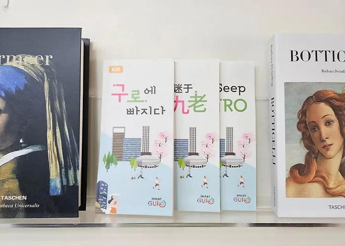 Genie In 구로역 도보 8분, 무료짐보관, 홍대입구역, 여의도 15분, 1호선 2호선 라인 교통편리 ソウル特別市